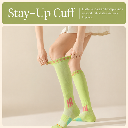 HUSHFOOT women compression knee socks for sport support - product image 2