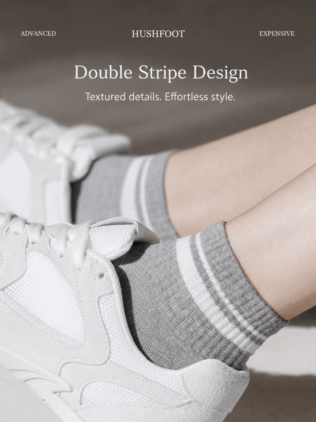 HUSHFOOT Women's Breathable Mesh Cotton Ankle Socks for Summer — English product image 6 (SKU 4218)