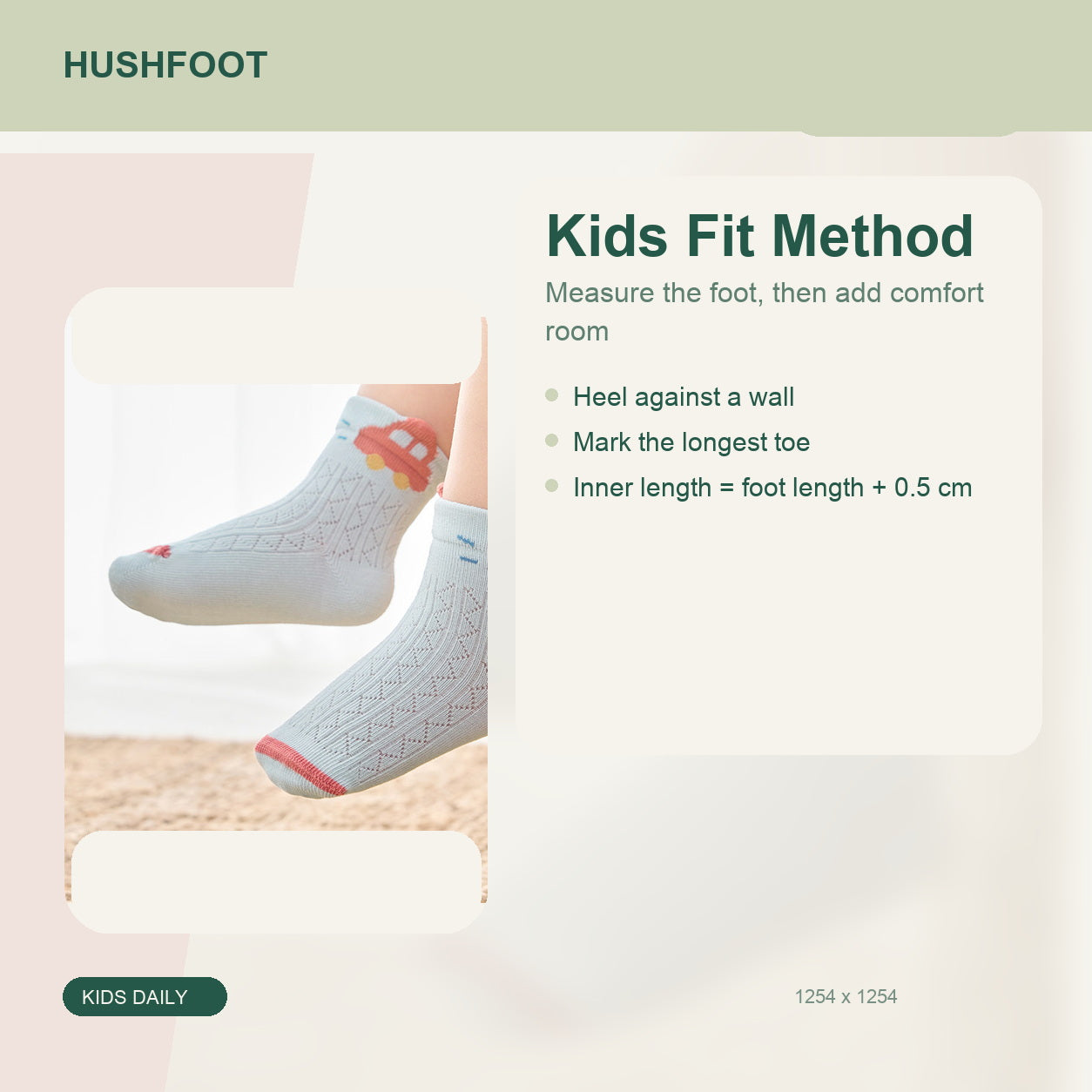 HUSHFOOT kids cotton mesh car socks - Kids Fit Method