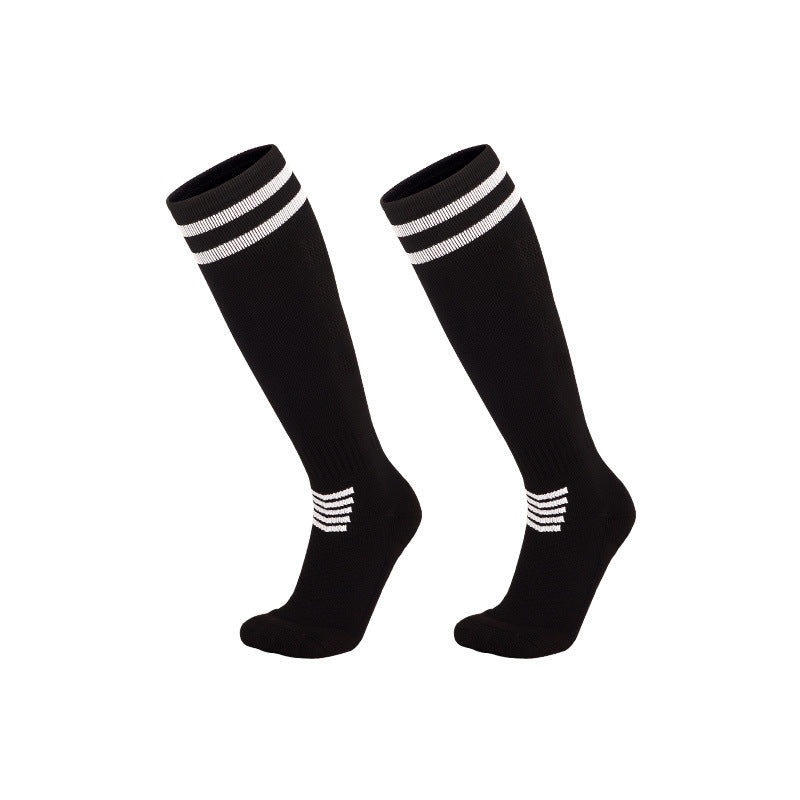 HUSHFOOT World Cup football socks in Black