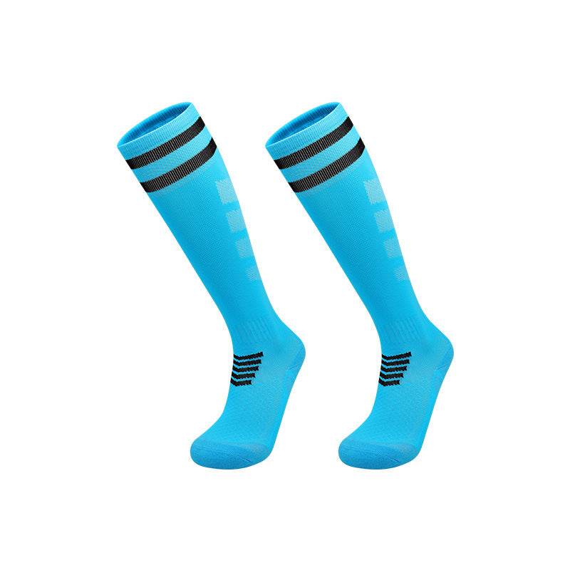 HUSHFOOT World Cup football socks in Lake Blue