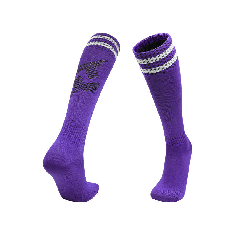 HUSHFOOT World Cup team colour football socks in Purple