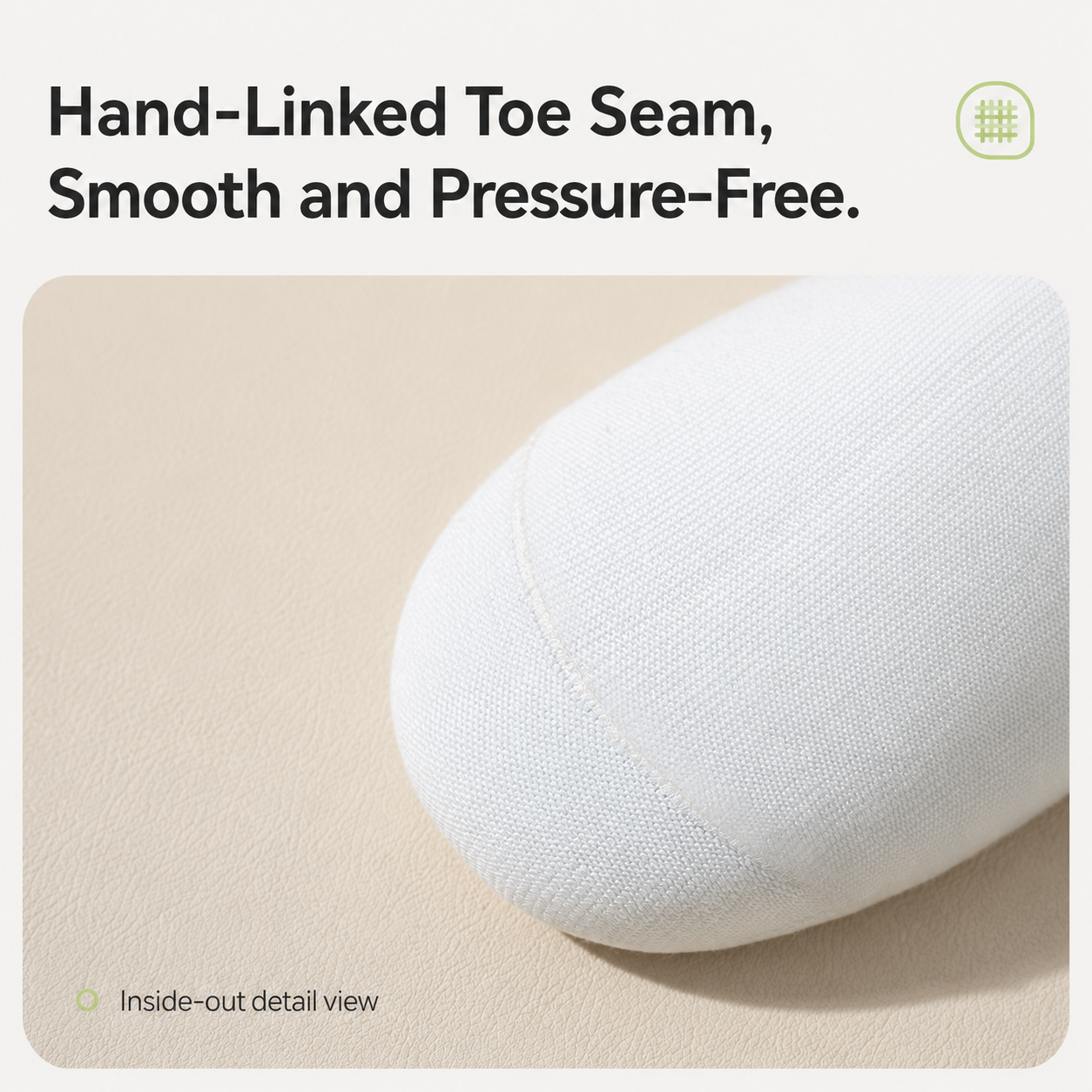 HUSHFOOT cotton crew ankle socks 3 pair pack in white - product image 5